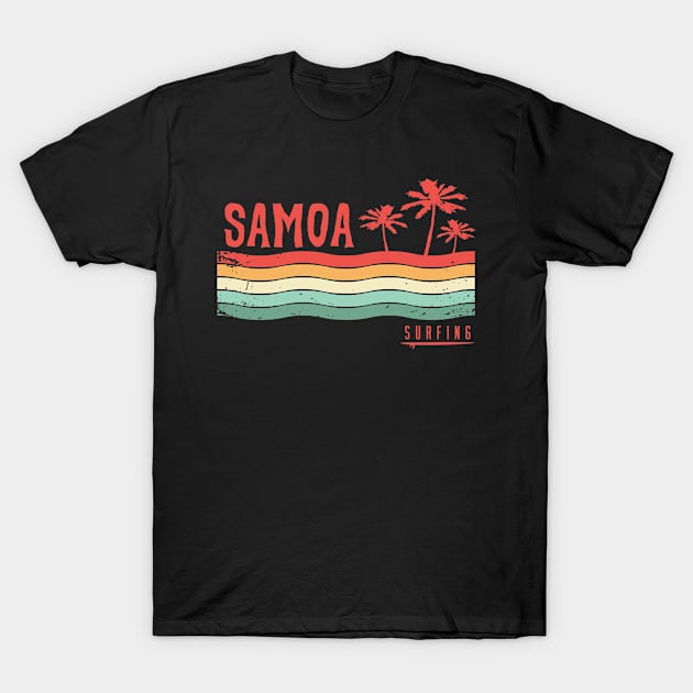 Samoa surfing T-Shirt by SerenityByAlex